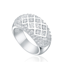 top sale China mesh 925 silver ring rosary ring