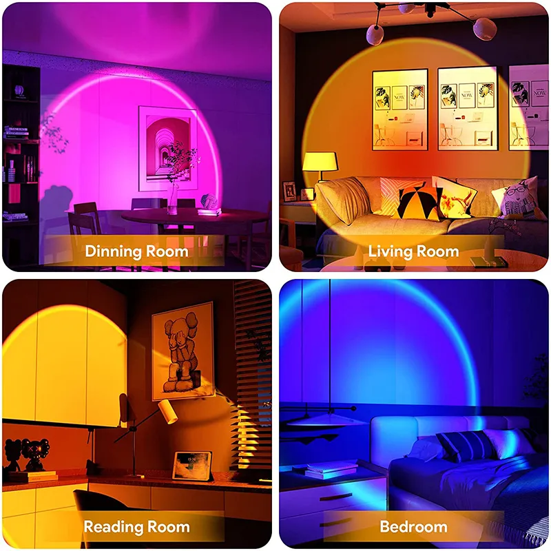 Smart RGB Rainbow LED Lamp with Tuya APP Control