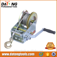 Manufacturer 2000lbs hand manual winch mechanical galvanized operated mechanical with cable