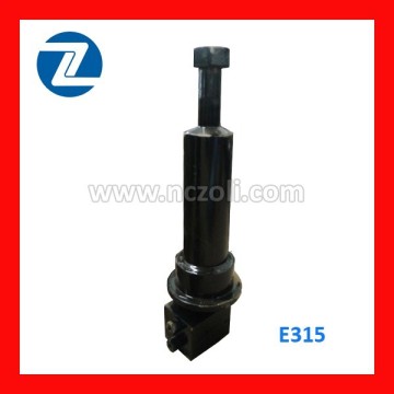 E315 Excavator Track Adjuster Cylinder in black color