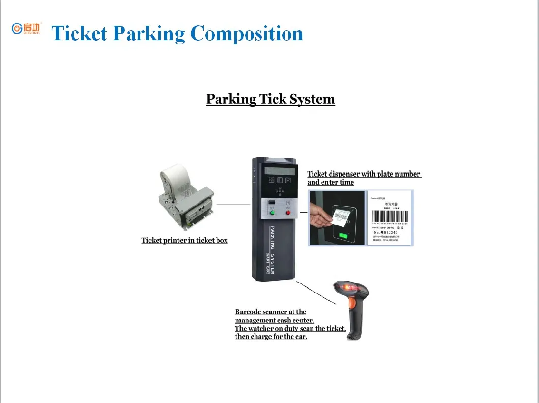 Waterproof Ticket Parking Lot System Automatic Parking Card Dispenser