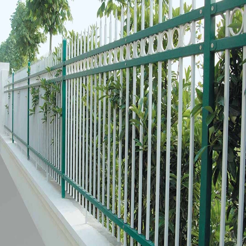 galvanized Steel Picket Metal Wrought Iron Fence design