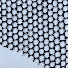 3mm Paillette Sequin Embroidery On Polyester Rhombus Mesh