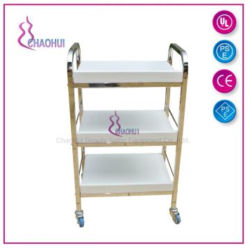 Plastic baffle moving trolley