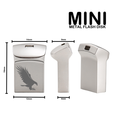 Mini pen drive de metal USB