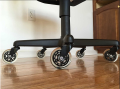 75mm Transparenta PU Swivel Casters