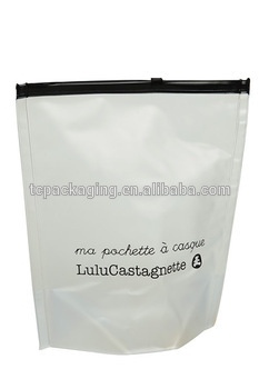 Zip lock transparent pvc packaging bag