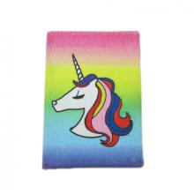 COLORFUL UNICORN CLOTH COVER NOTEBOOK-0