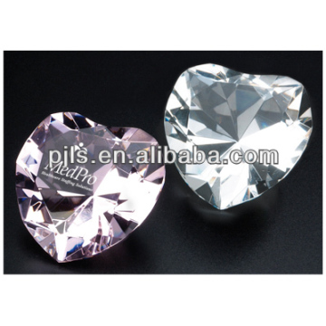 Crystal Heart Diamond, heart shape crystal diamond wedding gifts