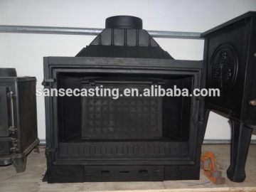 Factory direct selling multi fuel cast iron fireplace (BSC021)