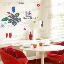 Max3 handmade wall art clock for home decoration