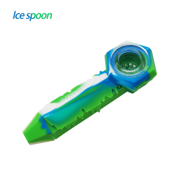 4.3" Freezable Silicone Ice Spoon Pipe