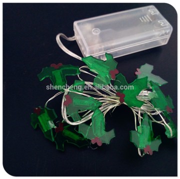 small led battery operated holiday light copper light