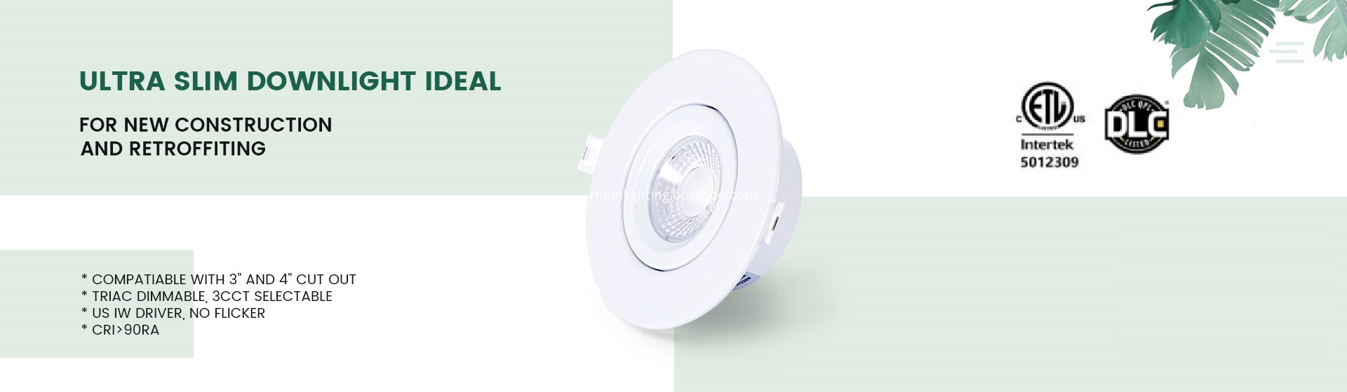 LED Panel Downlight With Dimming Function