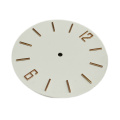 White Minimalism Dial Applied Indices For Watch