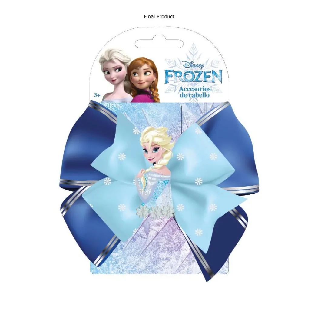 Disne Carton Custom Hair Accessories Frozen Princess Big Bow Hair Clip