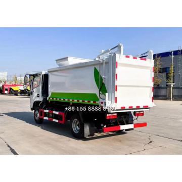 Dongfeng D6 kitchen Barreled garbage collection truck