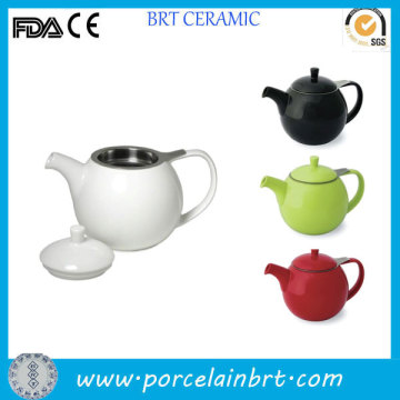 24oz ceramic tea pot with infuser