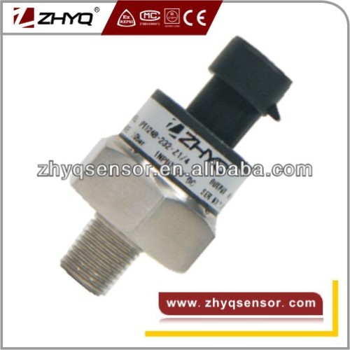 Small volume pressure transmitter for air compressor