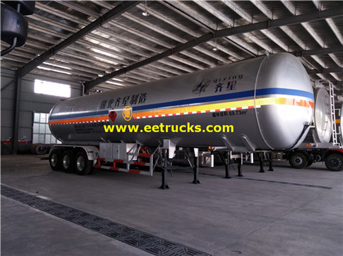 60CBM 30ton LPG Usafirishaji wa nusu-trailers