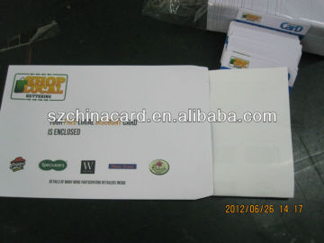 Promotional Advertisement Envelope Card Holder Printing