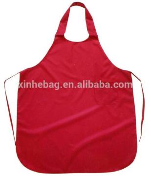 red twill cotton apron for promotionl