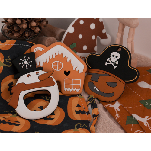 Serie di Halloween Neonati Silicone dentizione per bambini teether