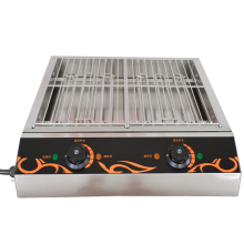Double electric oven is made of stainless steel