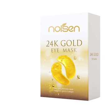 24K Gold Eye Mask: Moisturizes, Smoothes, Brightens Dark Circles & Reduces Puffiness for Younger-Looking Eyes