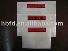 self-adhesive packing list envelope