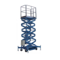 แบบพกพา Scissor Lift Platform 4.5 เมตร