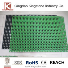 Anti-Skid Safety Draining Rubber Flooring green Grass Mats