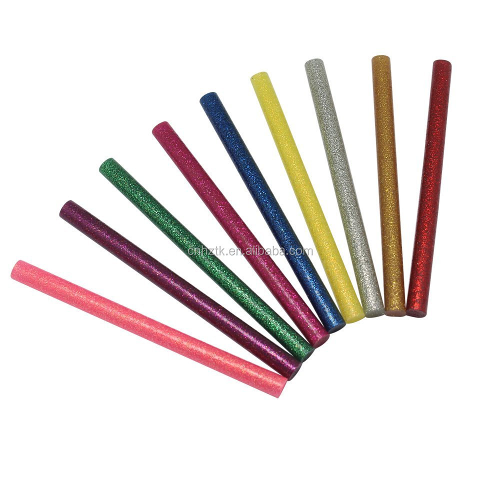 Colorful hot melt glue sticks glitter hot melt glue sticks