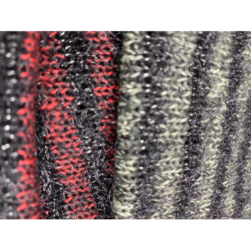 Nuevo estilo Lurex Knit Mesh Glitter Fabric