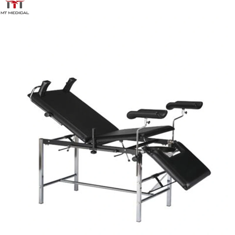 Gynecological Stainless Steel Examination Obstetric Delivery Bed