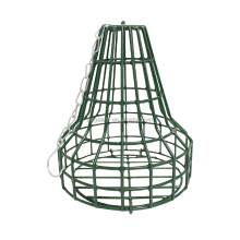 Bell Shape Seed Cake Metal Bird Feeder - Outdoor Cylinder Squirrel Proof Bird Feeder