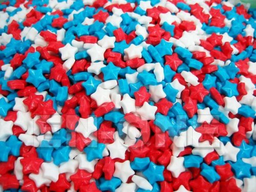 color assorted tablet candy star shaped