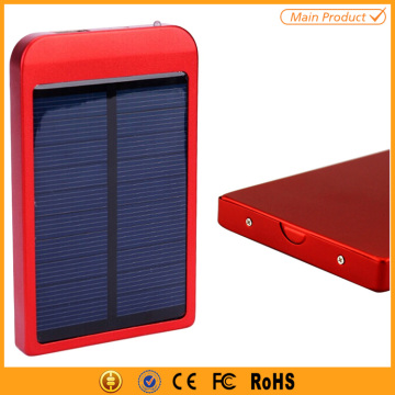 2600mAh Solar Charger Power Bank Metal Case 2600mAh Solar Power Bank