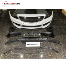 W205 Carson Style Front Bumper Fit for C Class W205 SO 2014-2019 PP Plastic Material Front Bumper Kit