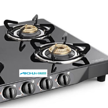 Euro 4 Burner Toughened Glass Stove