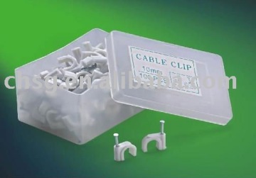 cable clips self -adhesive with nail