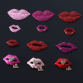 Rhinestone Lip Lipstick Charms