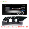 RHD E coupe benz android screen