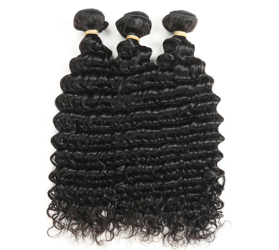 Unprocessed Human Hair Deep Wave Luxury Hair Extensions,12A Grade Best Quality Virgin Cambodian Hair