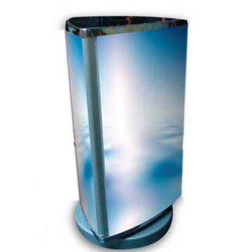 round rotating light box