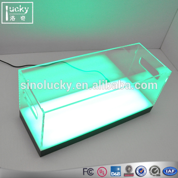 Acrylic Led Display Showcase Portable Led Light Display Case Led