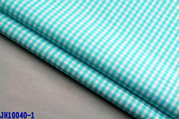 100% cotton yarn dyed gingham check shirt fabric