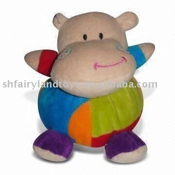 stuffed children animals hippo