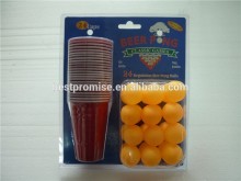 Beer Pong Set with DOUBLE BLISTER
