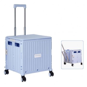 Foldable Plastic Shopping Trolleys and Baskets for Supermarkets